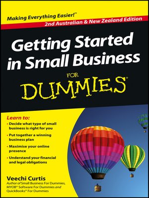 cover image of Getting Started in Small Business For Dummies